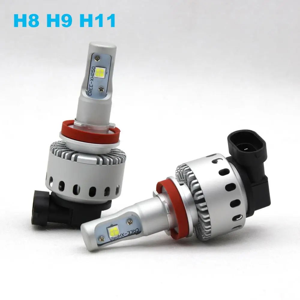 Светодиодный головной светильник s H1 H4 H7 H8 H9 H11 9012 9005 HB3 9006 HB4 светодиодный головной светильник лампы Автомобильные фары 60 Вт 8400LM Дальний свет светильник поиска