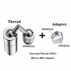 720 Universal Splash Filter Faucet Spray Head Anti Splash Filter Faucet Children Movable Kitchen Tap Water Saving Nozzle Sprayer