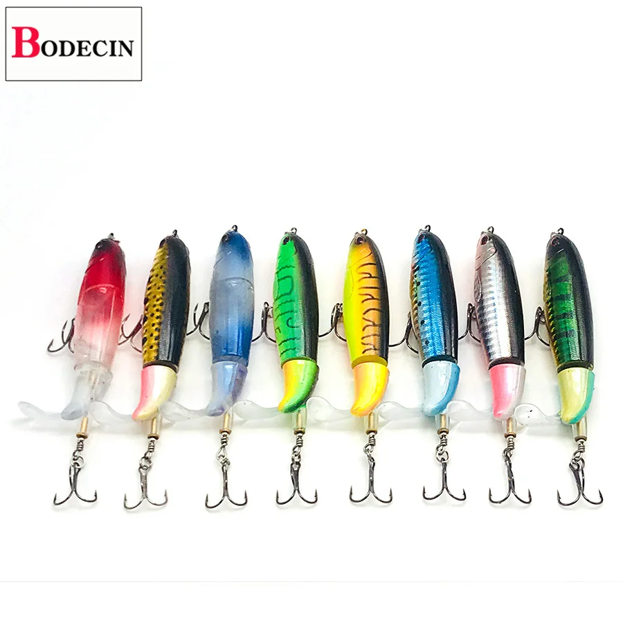 Жесткий Plopper Topwater/бас/Щука/Троллинг приманка мягкий вращающийся хвост искусственная приманка для рыбалки воблер/приманка безделушки
