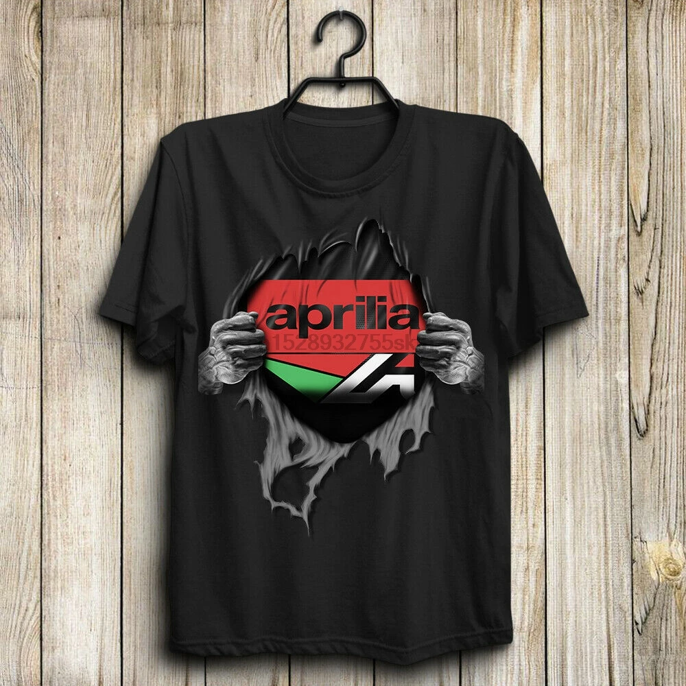 Рубашка мужская Aprilia Racing RS 125 R RSA RSV 250 RSV4 подарок на день рождения | Мужская одежда