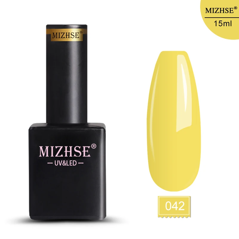 E042 MIZHSE 15 мл 72 цвета Гель-лак для ногтей гибридные Лаки УФ светодиодный все для маникюра замочить от длительного Блестящий Гель-лак для ногтей - Цвет: E042