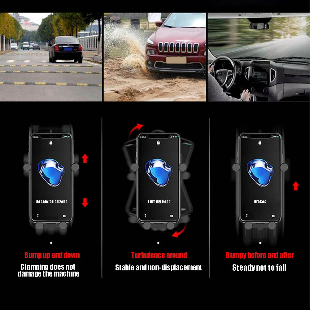 Автомобильный гравитационный держатель телефона смартфон gps Стенд Универсальный держатель на вентиляционное отверстие автомобиля держатель C66