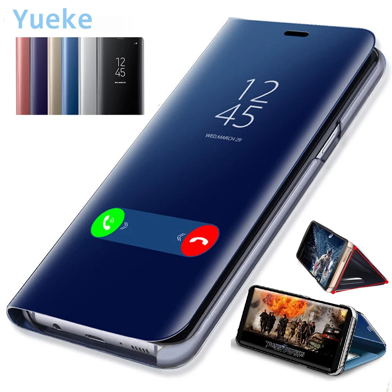 Зеркальный флип-чехол для Huawei P30 PRO p30 lite Nova 4E Honor 10i 20 Lite 20S Mate 8 mate 9 ELE L29 L09 L04 чехол
