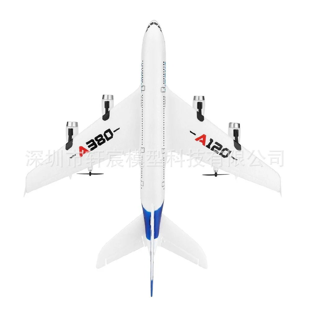 A380 пенопластовый самолет ручной работы с фиксированным крылом модель планера самолет ударопрочный самолет с дистанционным управлением