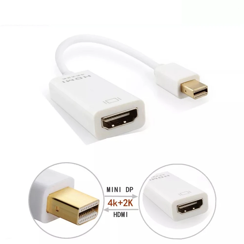 Hohe Qualitàt Thunderbolt Mini Displayport Display Port Dp Zum Hd-Kompatibel Adapter Kabel Fur Apple Mac Macbook Pro Air