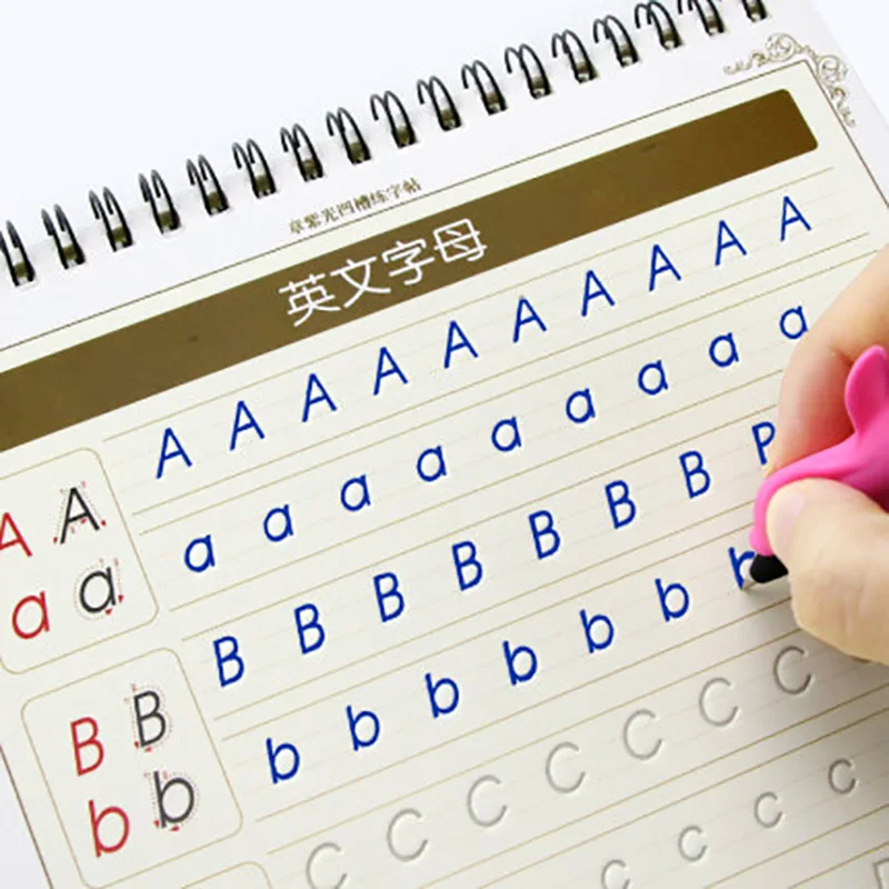 2020 Scrittura Inglese Calligrafia Quaderno Per Bambini Per Adulti Esercizi Di Pratica Di Calligrafia Parola Libro Libros Principianti Ltalic