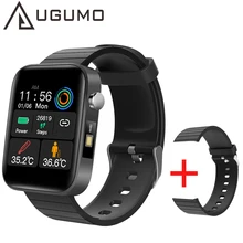 

NEW UGUMO T68 Smart Watch Body Temperature Measure Oxygen Heart Rate Blood Pressure measurement Smart wristband band smart