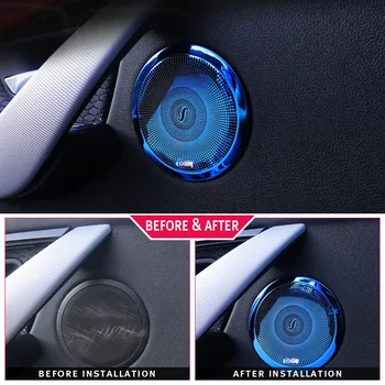 

Car-styling stainless steel Car Door Audio Speaker Decorative Cover For BMW 3 4 Series 3GT F30 F31 F32 F34 F36 Trim 3D sticker