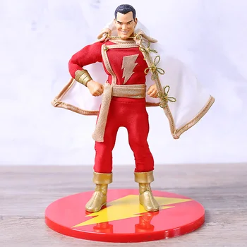 

Anime Figure Toys Mezco Commoner Shazam Captain Marvel Superman Joint Movable PVC Action Figure Collection Model Doll Toys