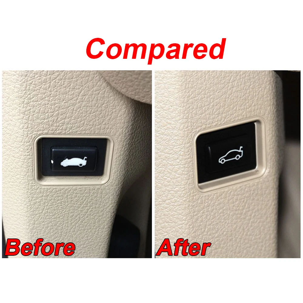 

Car Button Cover Trunk Unlocking Switch Interior Accessory Parts Practical