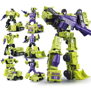 

Transformers Toys Little Force KO Hercules G1 Construction Vehicle Hexapod Robot
