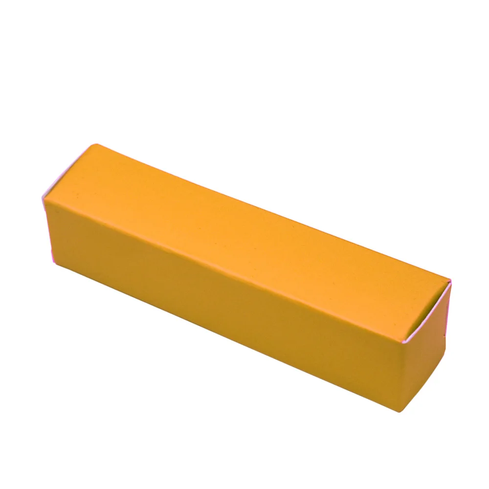 

50pcs/lot Kraft Paper Lipstick Package Box Orange Foldable Paperboard Cosmetic Gift DIY Wrapping Box Party Decor Storage Boxes