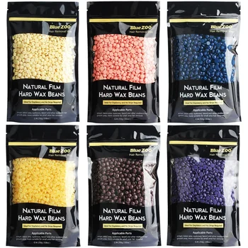 

250g No Strip Depilatory Film Hard Wax Pellet Waxing Depilation Remover Bikini Hair Removal Bean Beauty Makeups