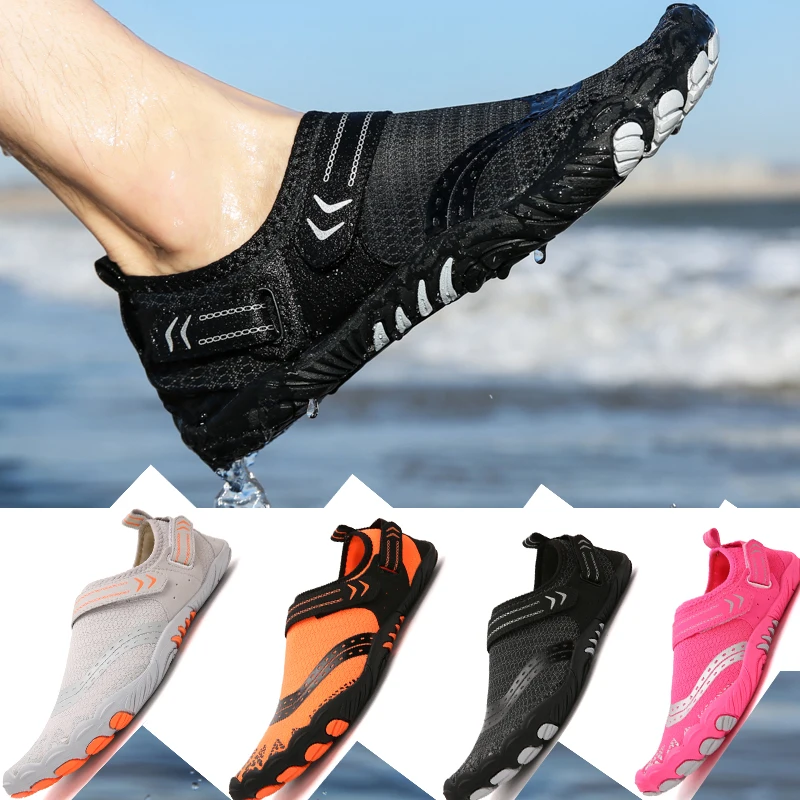 Water Shoes Men Summer Breathable Aqua Shoes Rubber Upstream Shoes Woman Beach Sandals Diving Swimming Socks Tenis Masculino 1