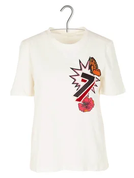 

18 Summer Literature And Art Fan Chic 7 Word Embroidery Joker T Shirt Tiao 83026