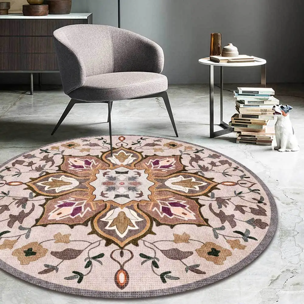 Color : Red, Size : Diameter 140cm Red Round Carpet Chinese Crane Pattern Carpet Living Room Coffee Table Carpet Bedroom Bedside Cushion Computer Chair Cushion Color : Red, Size : Diameter 140cm Red Round Carpet Chinese Crane Pattern Carpet Living Room Coffee Table Carpet Bedroom Bedside Cushion Computer Chair Cushion