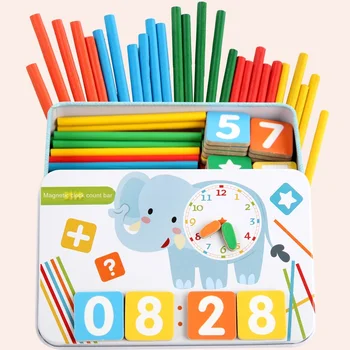 

2020 Children Arithmetic Rods Counting Arithmetic Stick Young STUDENT'S Teaching Aids Toy Kindergarten Addition And Subtraction