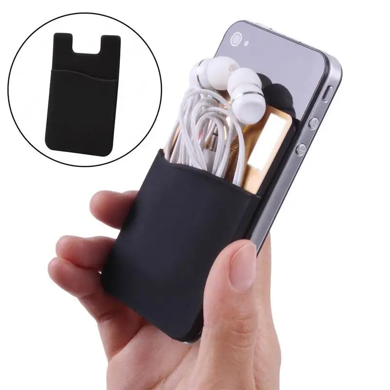 Эластичный держатель для кредитных карт сотового телефона мужчин и женщин