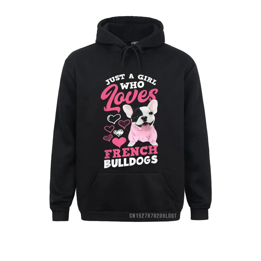 Hoodies Sportswears Just A Girl Who Loves French Bulldogs Funny Frenchie Mom T-Shirt__B8222 Labor Day Long Sleeve  Women's Sweatshirts Funny Slim Fit Just A Girl Who Loves French Bulldogs Funny Frenchie Mom T-Shirt__B8222black