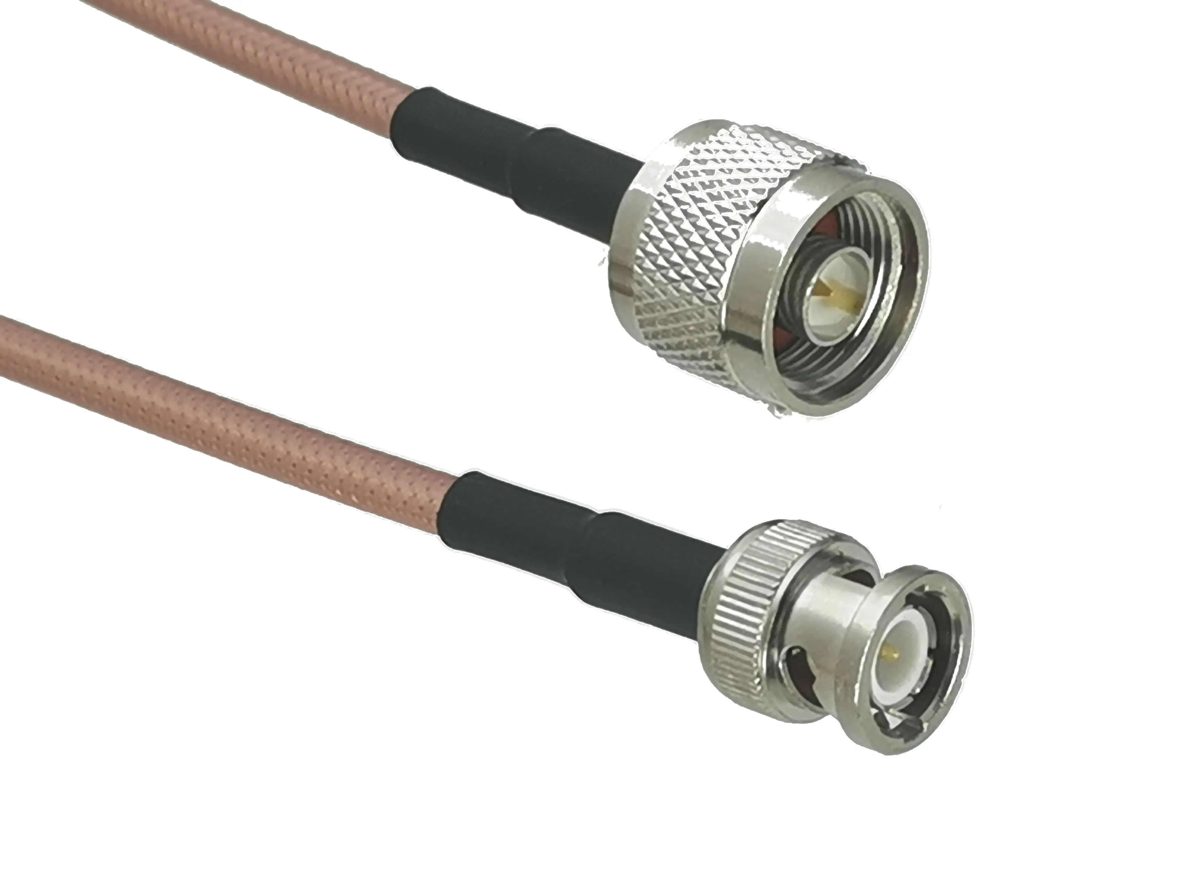1Pcs RG142 N Male Plug to BNC Male Plug Connector Straight RF Jumper pigtail Cable 6inch~10M 12v 3a adapter