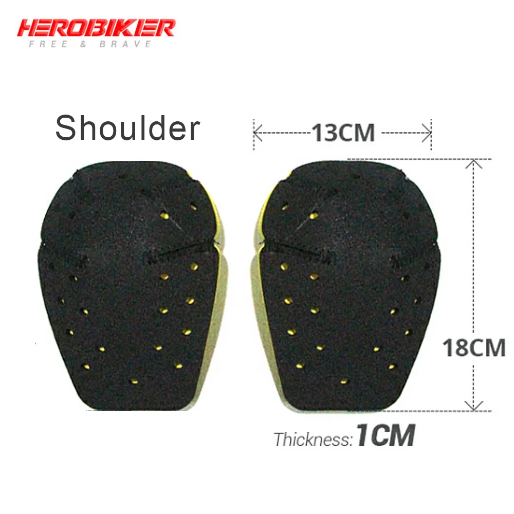HEROBIKER защита для колена, защита для мотоцикла, защитная Экипировка EVA для мотокросса, плеч, локти, спины, защитная Экипировка для мотозащиты - Цвет: Knee