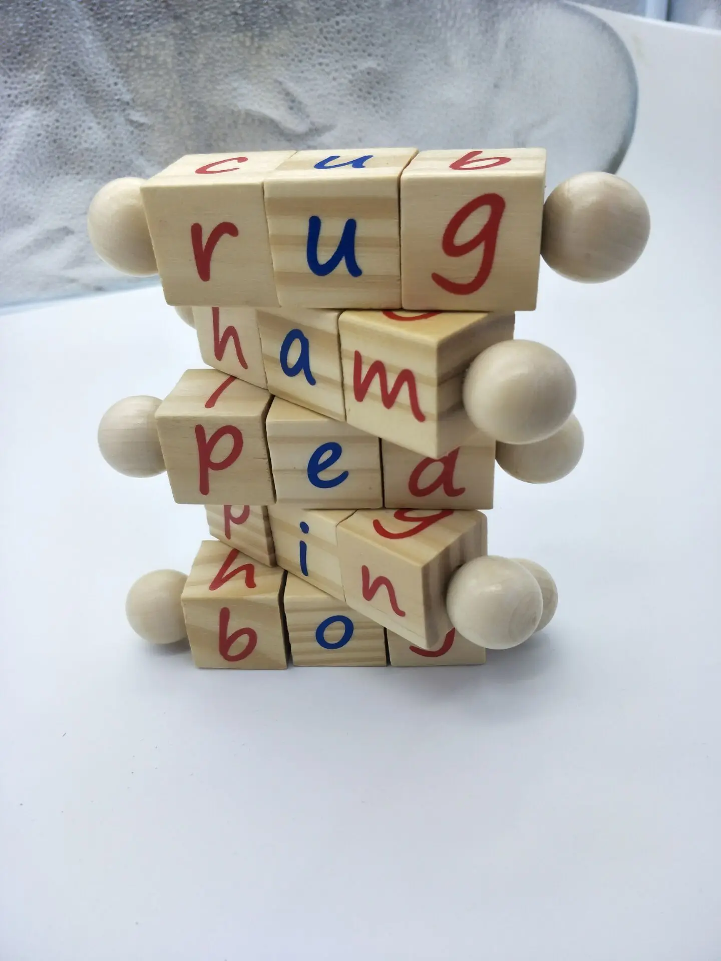 Kisangel Montessori Sandpapier Buchstaben - Holz Lernspielzeug Für Vorschule & Kindergarten