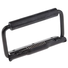 Полированная хромированная дверь D ручка нажимная ручка Тяговый шарнир раздвижной черный