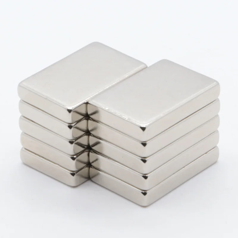 10Pcs 30x20x5 mm N35 Super Strong Powerful Square Neodymium Magnets NdFeB Block Cuboid Rare Earth Fridge Magnet 30 x 20 x 5mm
