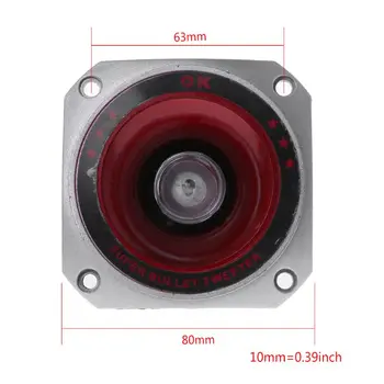 

2PCS Speaker Tweeter 3\" Colorful Flashing Piezoelectric Loudspeaker Treble Head Driver