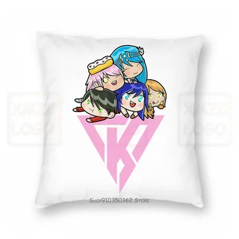 

Gacha Life Funneh Krew Gacha Video Game Moe Muu Black Pillow case Xs-3Xl Women Men