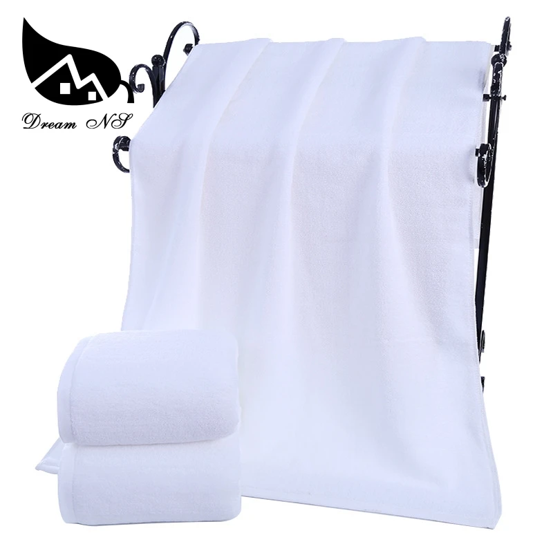 Dream NS Big Towel 100X200cm White Adult Towel Soft Terry Sofa Towel Customize Name Bath Towel Pure Cotton Towel 2