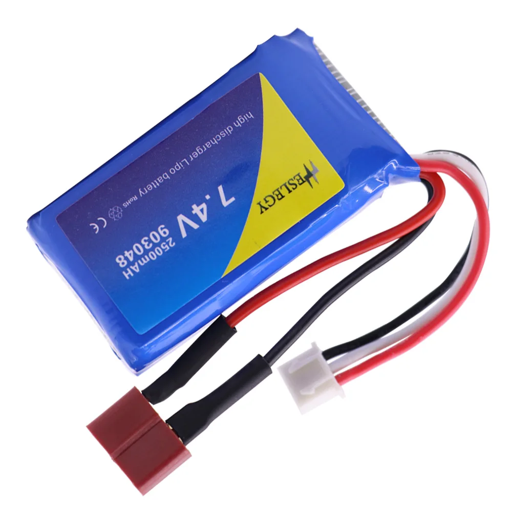 Аккумуляторная батарея Lipo 7 4 В 2500 мА · ч для WLtoys 903048 беспилотника