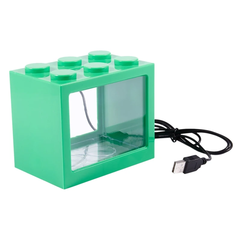 HLZS-Mini USB светодиодный светильник для аквариума, офисный Декор