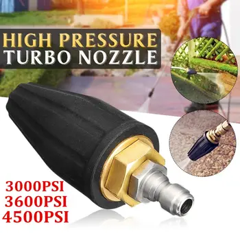 

High Pressure Washer Nozzle 1/4" High Pressure Quick Brass Connect Rotating for High Pressure Water Guns Rotary Guns Car Washer