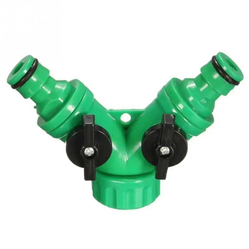 

1set 3/4"Female Thread Y Shape Connector With 3/4"Male Thread Tap Nipple Joint Quick Coupling Drip Garden Irrigation System tool