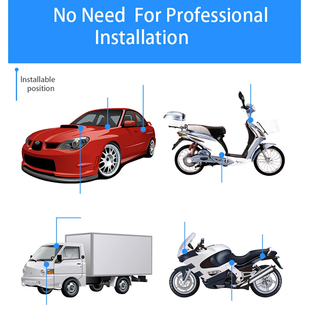 Автомобильный gps-трекер для мотоцикла, анти-потеря gps, GSM, GPRS, монитор, gps-трекер в реальном времени, трекер для машины автомобиль, грузовик