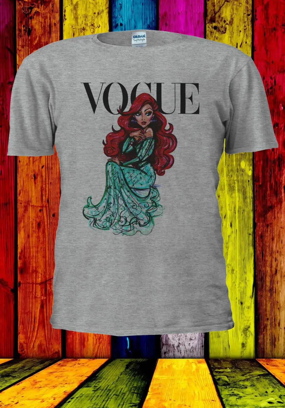 Divas Ariel Vogue cubierta camiseta hombres mujeres Unisex|Camisetas| -