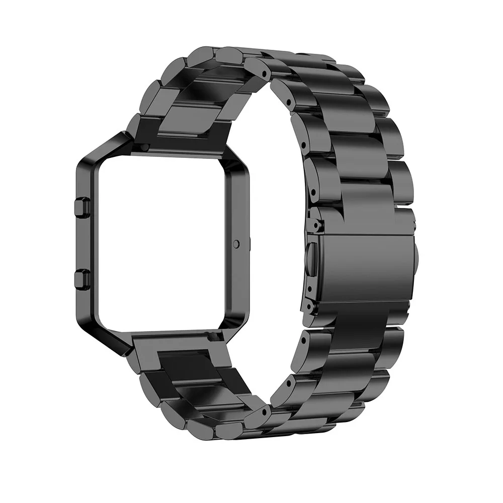 Ремешок из нержавеющей стали для Fitbit Blaze умные наручные часы ремешок сменный браслет наручных часов Smartwatch фитнес аксессуары