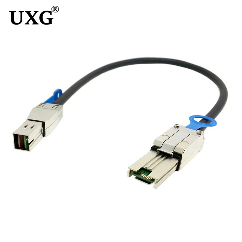 Sas Cabo Sff 8088 Externo Mini Sas para Mini Sas Alta Densidade hd Sff8644 Servidor de Dados Raid Cabo 1m 2m Peças Cabos de computador e conectores - Imagem 2