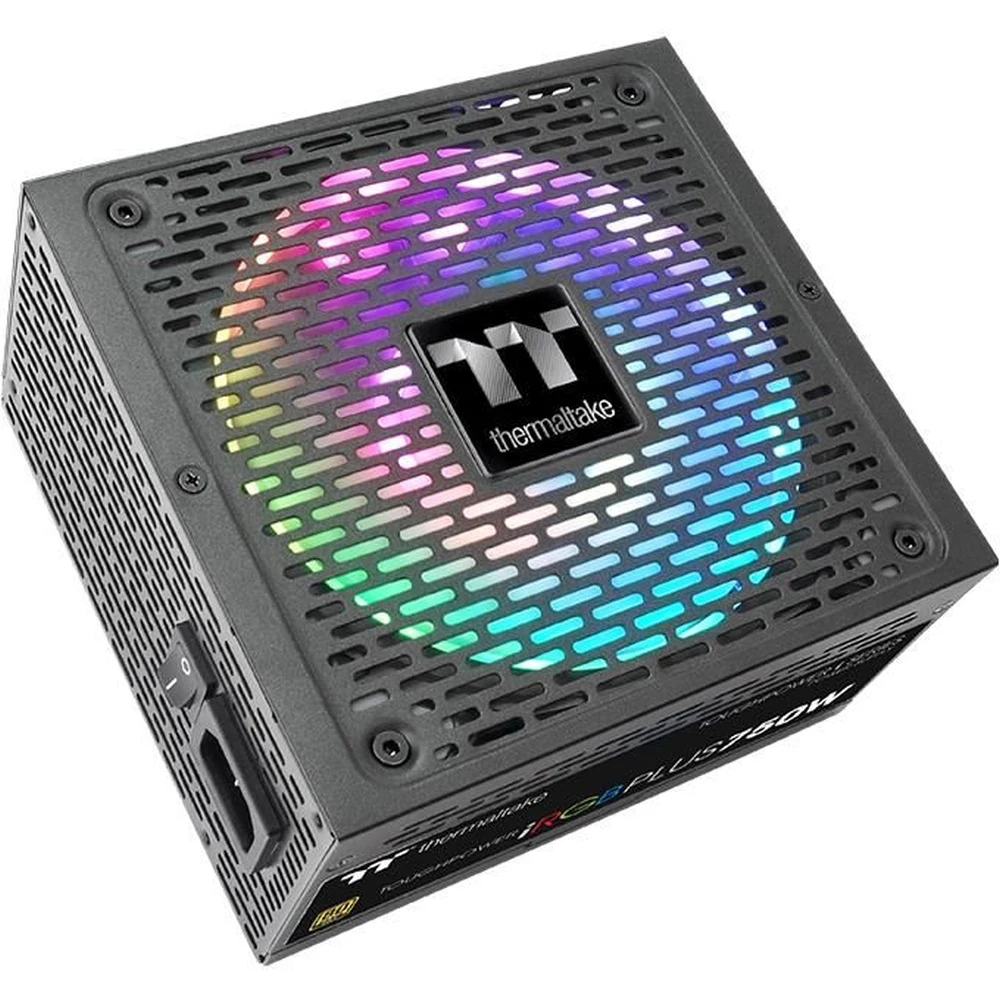 Блок питания Thermaltake ATX 750W Toughpower iRGB Plus 80+ gold(24+4+4pin) APFC 140mm fan color LED