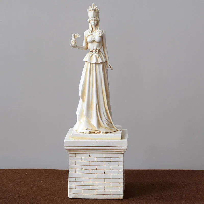 Creative Athena Goddess Statuary Head Picture Places Adornment Study Handicraft Tabletop Murals Ornament Accessories Furnishing