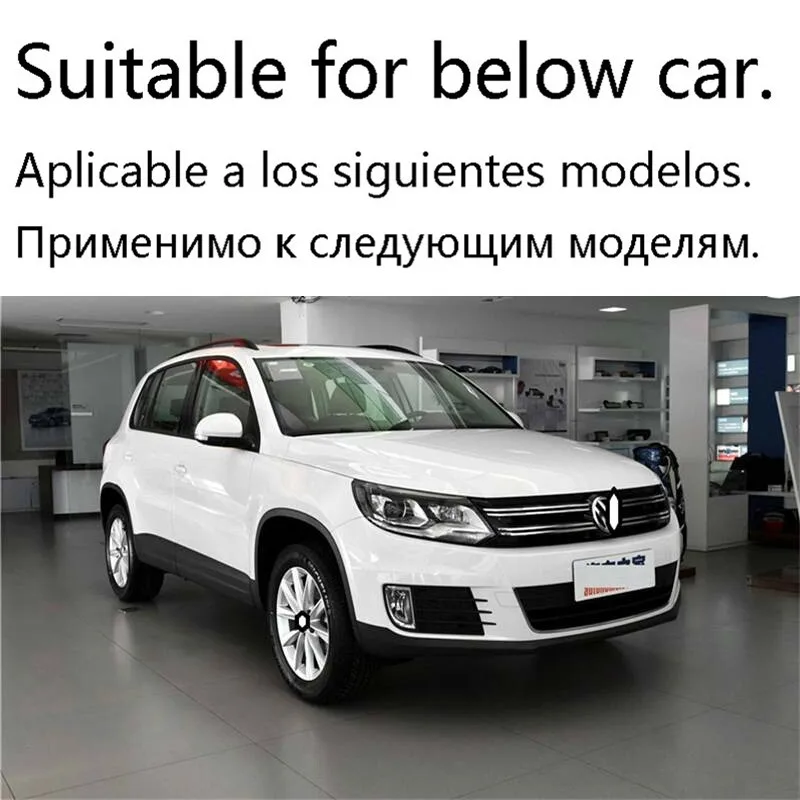 АВТОМОБИЛЬНЫЙ АВТОМОБИЛЬ, автомобильное декоративное снаряжение, модификация интерьера, защитная наклейка, аксессуары 18 19 для Volkswagen Tiguan