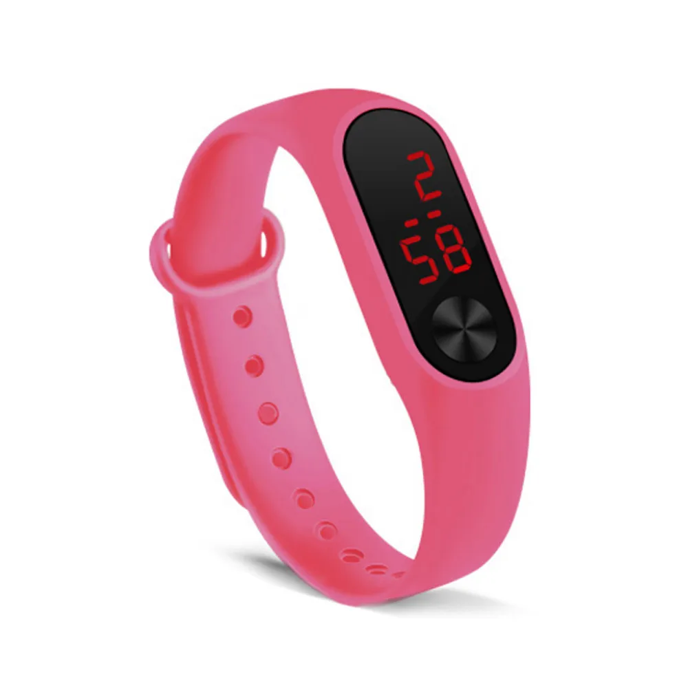 Часы Relogio Цифровые мужские часы женские часы montre homme умные спортивные часы ручные часы-кольцо Led спортивные модные электронные - Цвет: pink