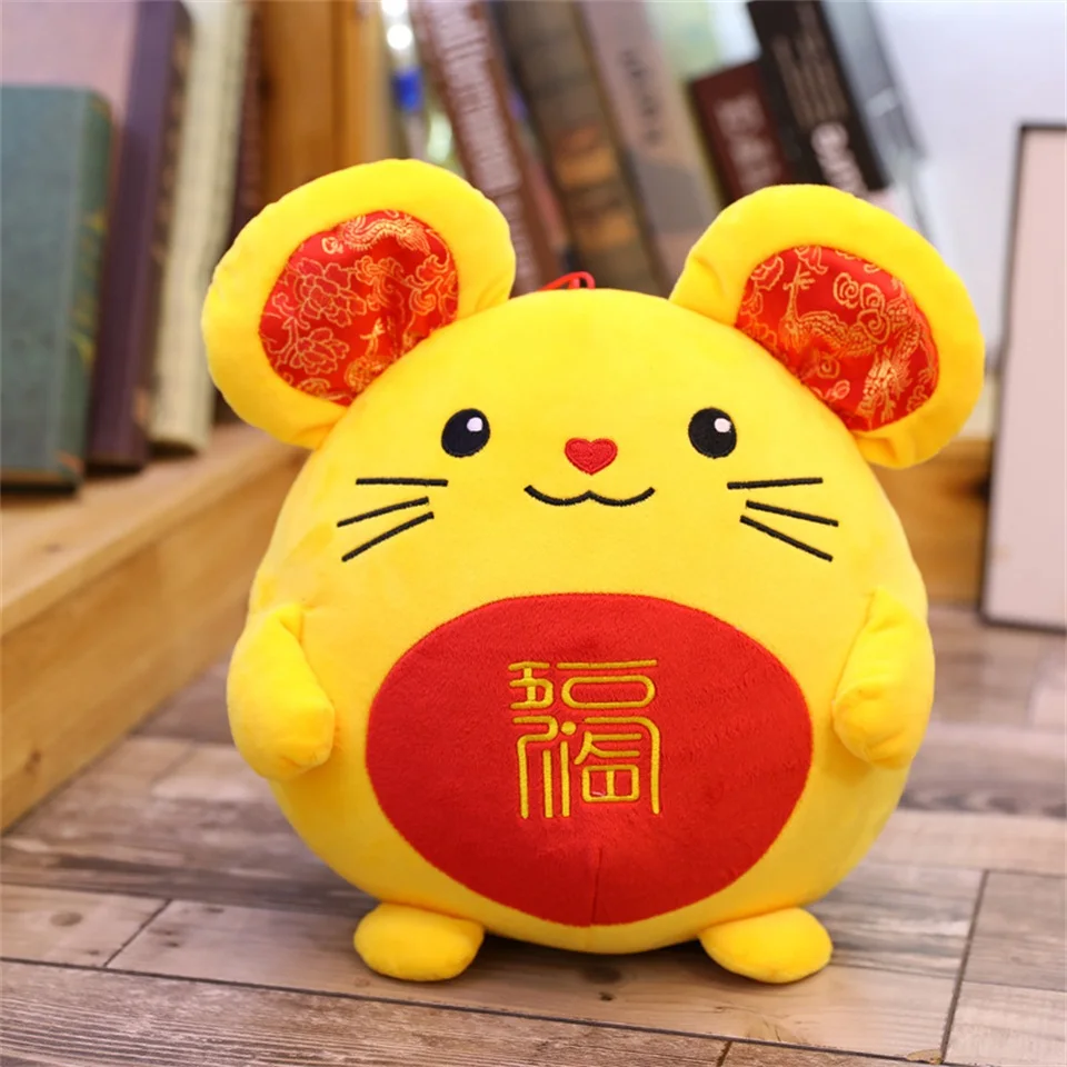 Tronzo китайский год куклы мышки милые мягкие плюшевые Lucky mouse мягкие куклы Фортуна куклы мышки украшения игрушки для вечерние