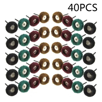 

40pcs/Set Buffing Buffer Wheels Polishing Bit Brush Rotary Abrasive 1 Pads 25mm