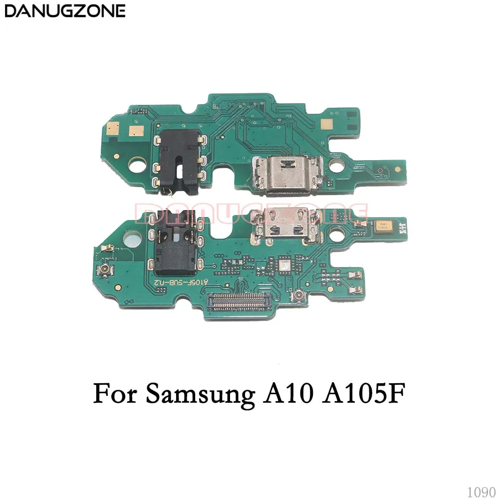 For A10 A105F Зарядная док-станция с разъемом для разъема usb, плата для зарядки, гибкий кабель для samsung A10 A105F A20 A30 A305F A50 A505F A7 A750F - Цвет: For A10 A105F