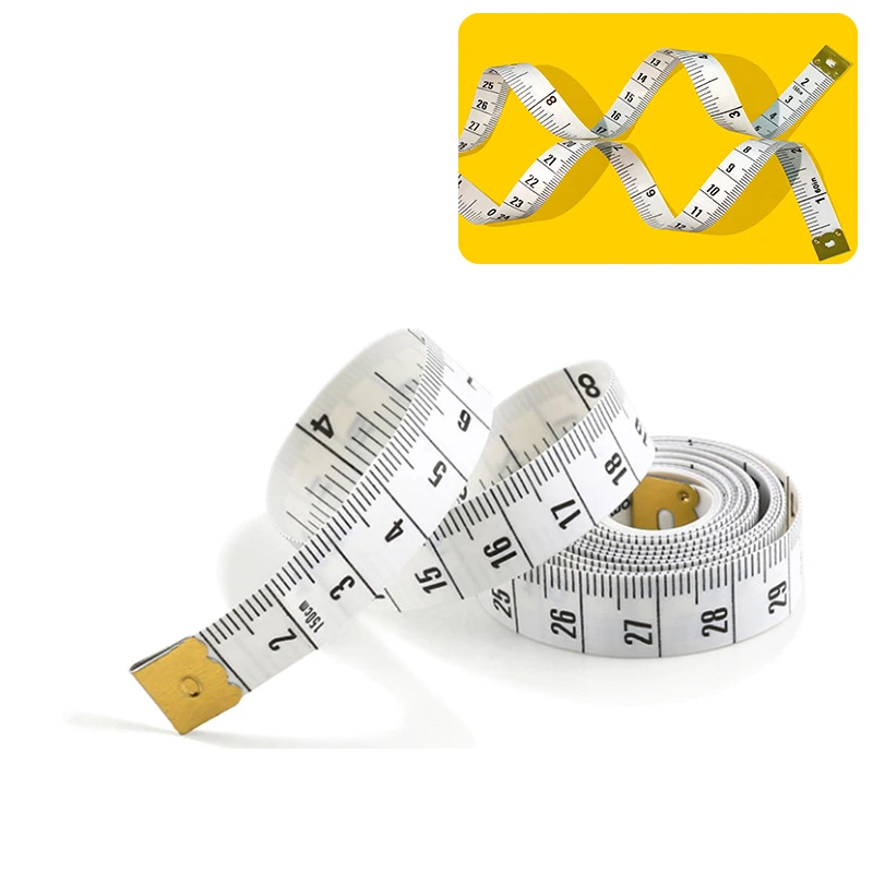 Ruler 1.5M Mini Soft Flat Centimeter Ruler Tool Body Measuring Ruler Sewing Tailor Tape Mini Soft Flat Ruler Centimeter Meter