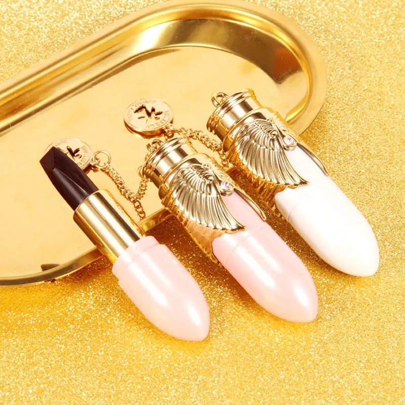 Магическая Трехцветная помада Mansly Angel Wings матовая бархатная водостойкий стойкий