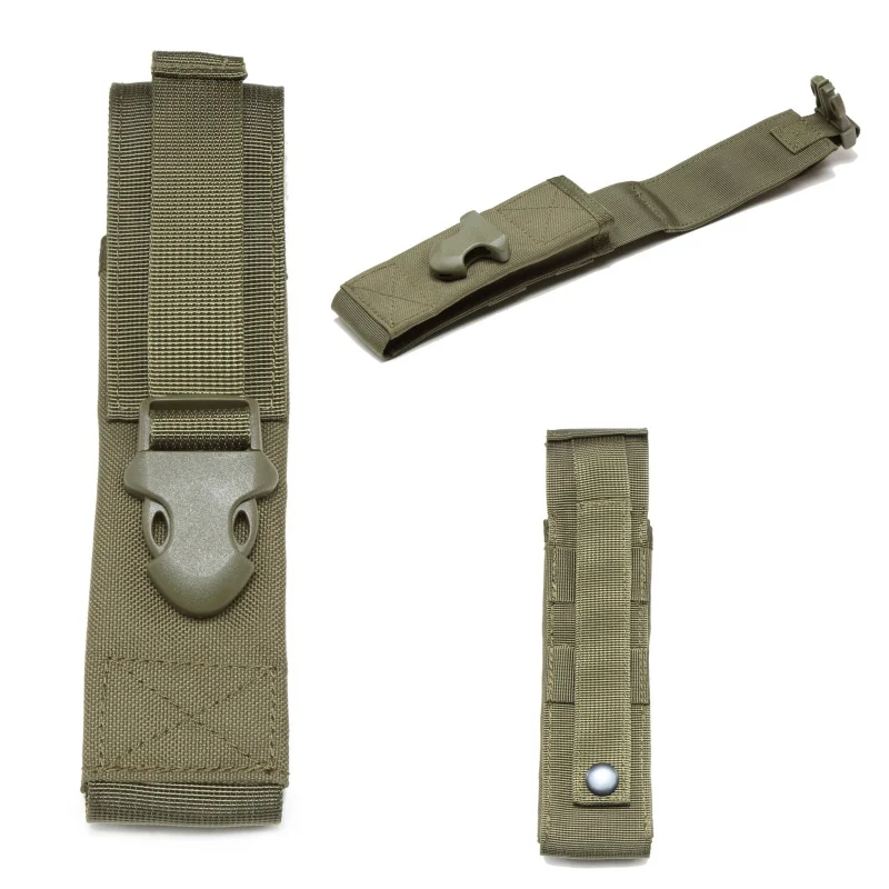 

Flashlight Holder Case 1000D Nylon Molle Light Holster Army Tactical Flashlight Pouch For Camping Hiking Hunting