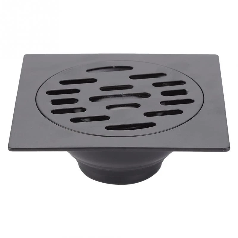 Сток в полу из нержавеющей стали сверхмощная напольная Сливная крышка для дома для ванной для душа отходы слив утолщенный отходы слив черный